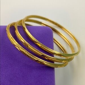 💛 Elegant 24k Gold Plated Indian Bangle